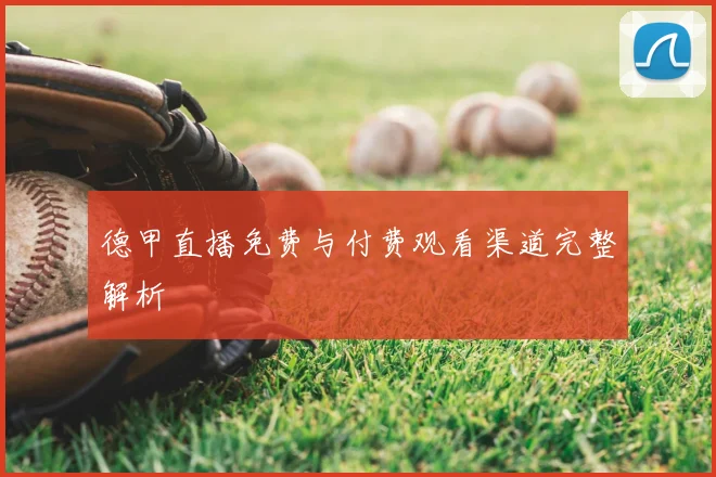 德甲直播免费与付费观看渠道完整解析